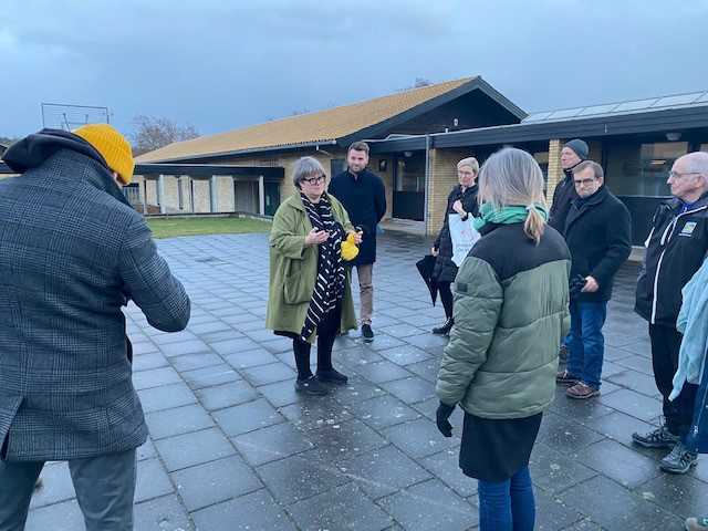 Borgmesterbesøg med walk and talk i Knebel